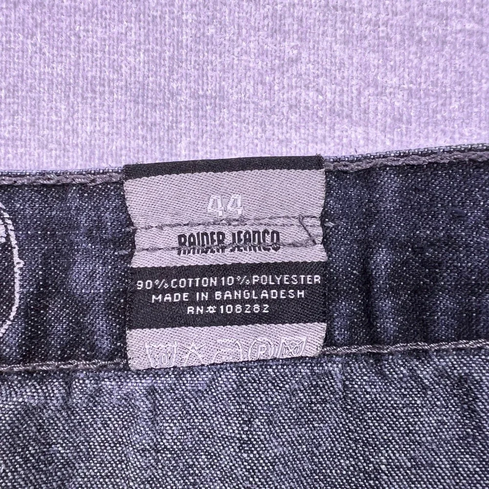 Raider Jean Co‎ Mens Dark Wash Straight Leg Denim Jeans Size 44